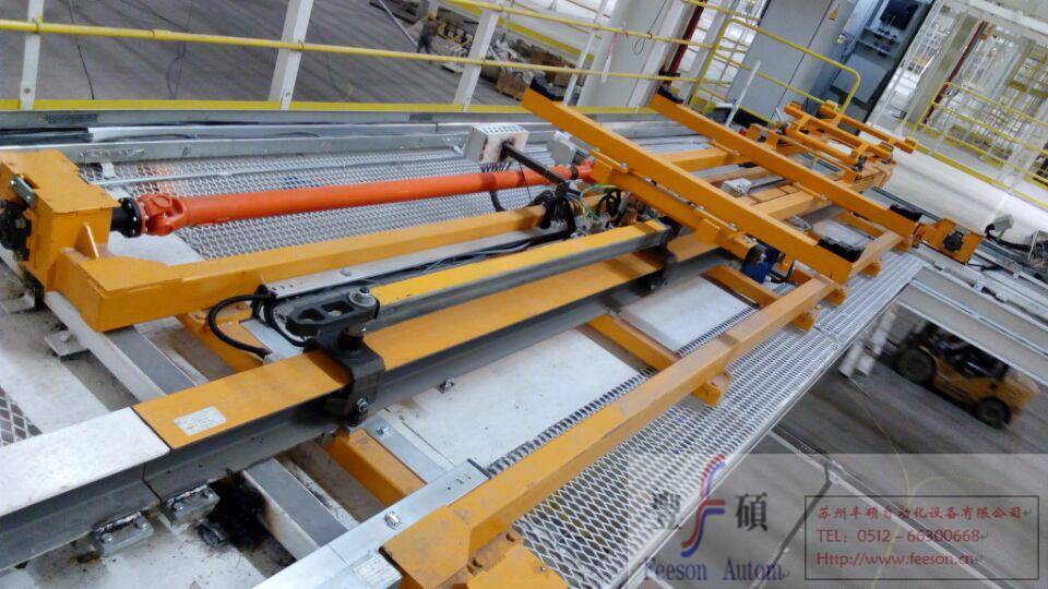 Automobile skid assembly line